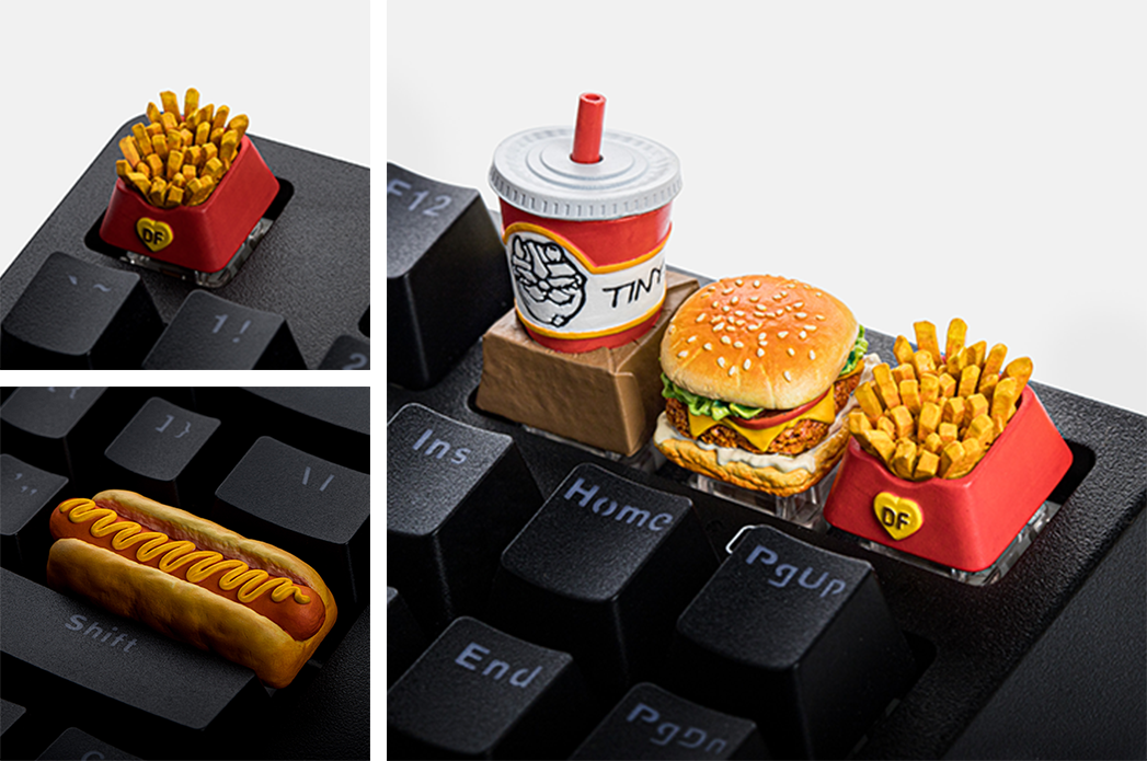 キーボード Dwarf Factory Petite Meal Dwarf Factory x Tinymakesthings Petite Meal Resin Keycap