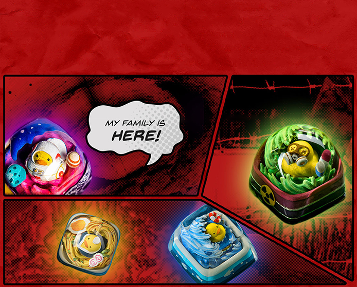 キーボード Dwarf Factory Mickey on the Grid Disney Mickey Mouse Donald Duck and Goofy FaZe Clan x Dwarf